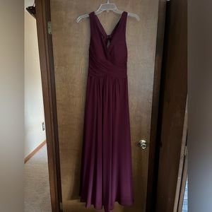 Azazie Marta Dress in Cabernet
